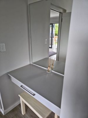 white dressing table